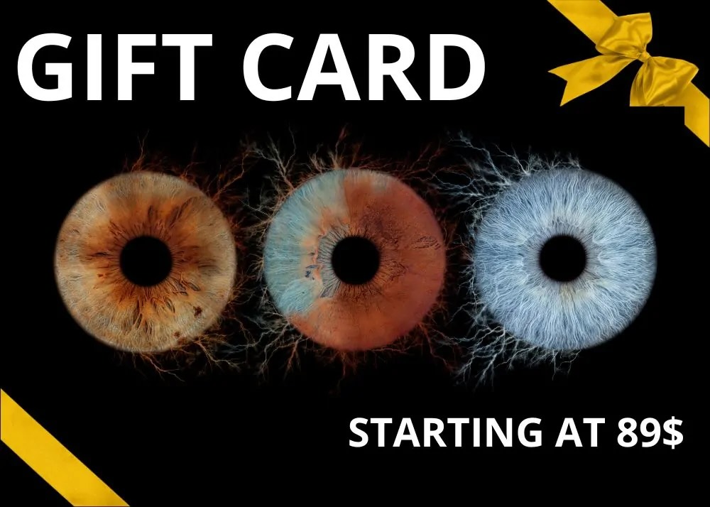 Photo iris gift card